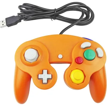 USB Gamecube kabelový ovladač pro PC - oranžový