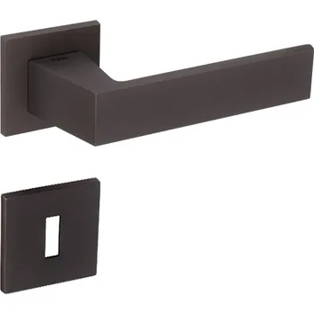 Dveřní kování MP KOVÁNÍ TI - MAYA - HR 3033 5S Provedení: KL/KL. na rozetách (bez spodní rozety), Povrch: TITAN