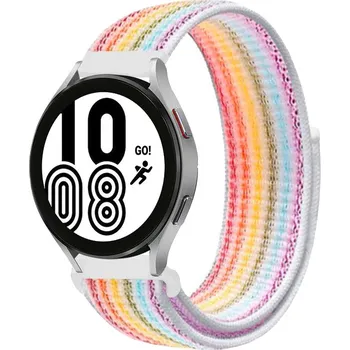 Nylonový provlékací sportovní řemínek 22mm pro Samsung / Huawei / Xiaomi / Garmin Barva: Duhová, Typ: 71