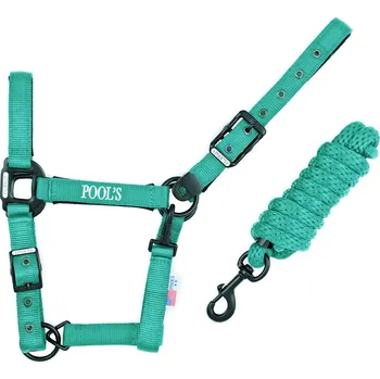 Pool's Set ohlávky s vodítkem Pool's, turquoise PONY