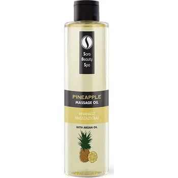 Masážní přípravek Sara Beauty Spa přírodní rostlinný masážní olej - Ananas 250 ml