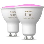 Philips Hue White and Color ambiance LED žárovka GU10 350lm (2ks)