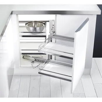 Kuchyňská skříňka Kesseböhmer Rohový mechanismus Magic corner arena style Levý 400 mm