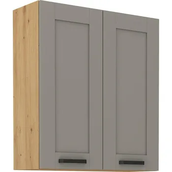 Kuchyňská linka Horní skříňka LUNA artisan/claygrey MDF 80 G-90 2F
