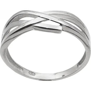 Prsten Zlatý prsten z bílého zlata RRCS592W (585/1000)