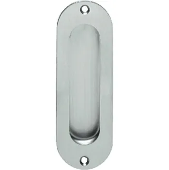 Dveřní kování Twin Mušle posuvných dveří oválna plná /Nerez