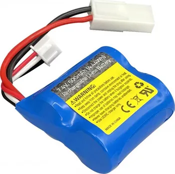 RC vybavení Power Venom: Li-Ion baterie 7,4V 600mAh, Mini Tamiya Plug