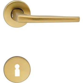 Stavebniny Cobra dveřní kování UNIVERSAL R F4 (bronzový elox) Provedení: K PZ RE (klika pravá/koule pro FAB)