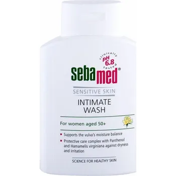 Intimní hygienický prostředek SebaMed Sensitive Skin Intimate Wash Age 50+ mycí emulze 200 ml