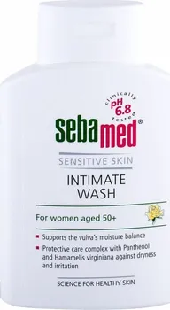 Intimní hygienický prostředek SebaMed Sensitive Skin Intimate Wash Age 50+ mycí emulze 200 ml