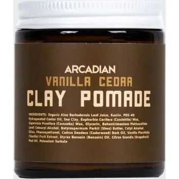 Stylingový přípravek Arcadian Vanilla Cedar Clay Pomade hlína na vlasy 115 g