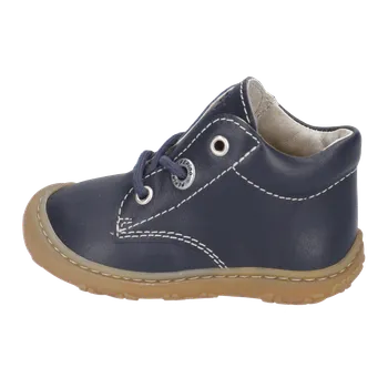 Dětská móda Celoroční kožené boty Cory Nautic/modrá W - tkanička, Ricosta Pepino Velikost: 23