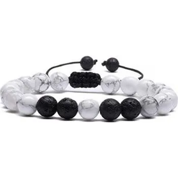 Náramek Náramek z lávových kamenů - YANG