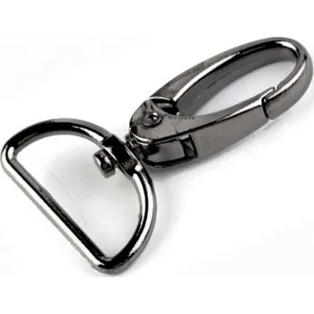 karabina Karabina průvlek 25 nikl černý