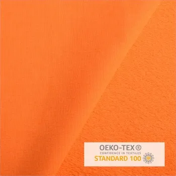 Teplákovina French Terry v oranžové barvě RS0196/035D