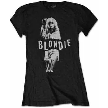 Merch Blondie: Dámské Tričko Mic. Stand XXXXL