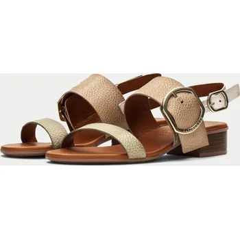 Dámské sandále Dámské kožené sandále CHV221690-0023 HISPANITAS multicolor Barva: béžová, Velikost: 41