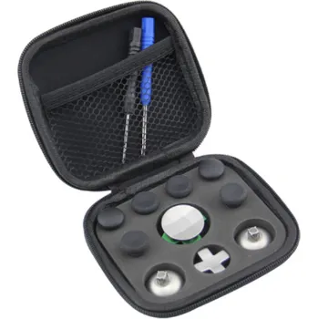 Herní konzole Sada 11 ks kovových vyměnitelných gripů pro ovladač XBOX ONE / SLIM - černá