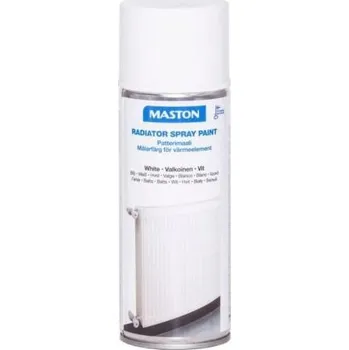 Barva ve spreji Maston Spraypaint Radiator Silver Satin 400ml