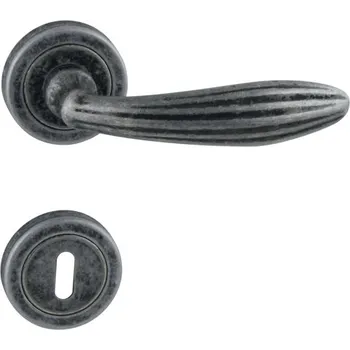 Dveřní kování MP KOVÁNÍ TI - SOFIA - R 1917 Provedení: BB (pokojový klíč), Povrch: OGA - Antik šedá