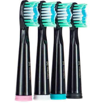 Náhradní hlavice k elektrickému kartáčku Meriden Náhradní hlavice ke kartáčkům Meriden Sonic+ Smart Black (MS349B) 4ks