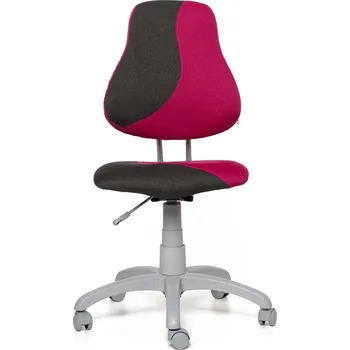 ALBA židle FUXO S-line Bombay Růžová/šedá + DÁREK ZDARMA