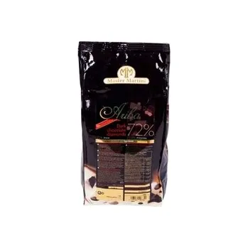 Cukrovinka HOŘKÁ ČOKOLÁDA 72 %, ARIBA -MASTER MARTINI / 500 g
