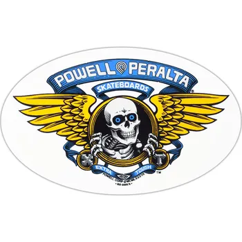 samolepka powell peralta Samolepka winged ripper oval sticker blue