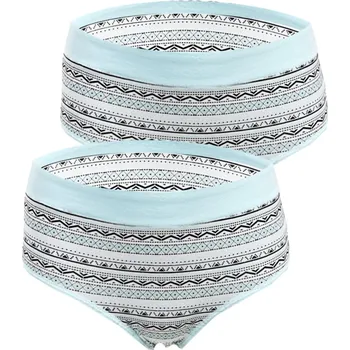 Kalhotky Tinasan Dámské bavlněné kalhotky - Fanifen (Balení/2ks) Barva: Tyrkysová, Velikost: XL