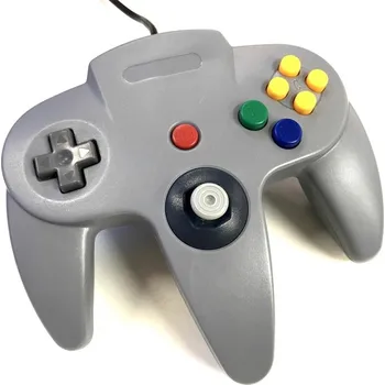 USB N64 Design PC ovladač - šedá