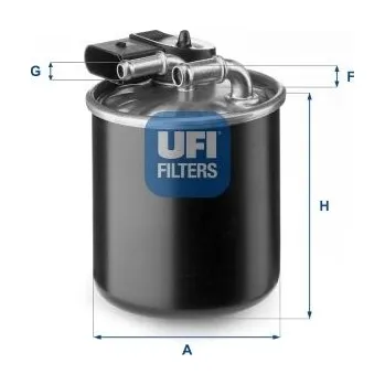 Autodíl Palivový filtr UFI 24.150.00
