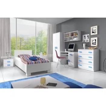 Dětský pokoj Dětský pokoj Miki III bílá/modrá