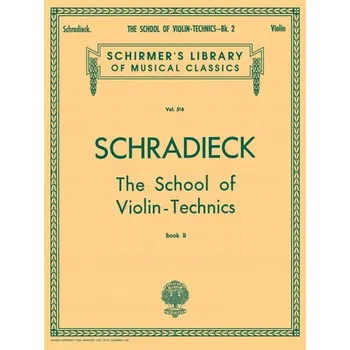 School of Violin Technics - Book 2 - cvičení pro housle