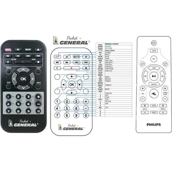 General PHILIPS HTL1180B - náhradní dálkový ovladač