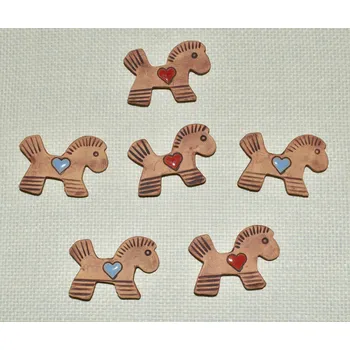 Dekorativní magnet Keramický koník s magnetem