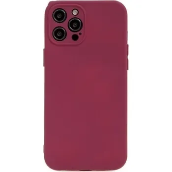 Silikonový kryt pro iPhone 12 Pro - Tmavě růžový