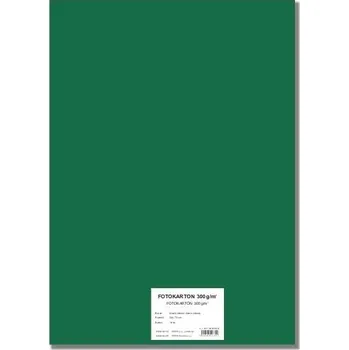 Karton Fotokarton 300g 50x70cm/1ks tmavě zelený