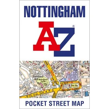 Cizojazyčná kniha Nottingham A-Z Pocket Street Map - A-Z Maps