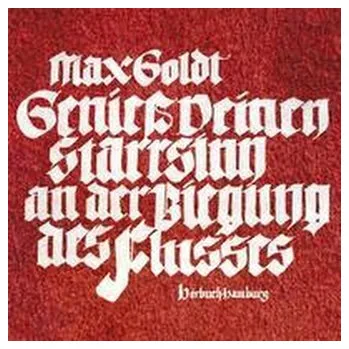 Komiks pro dospělé Genieß deinen Starrsinn an der Biegung des Flusses - Goldt, Max