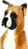 Plyšová hračka Plyšový sedící pes boxer 64 cm