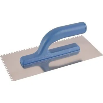 Dílna Hladítko nerezové zubové 10x280x130 mm Festa plastová ručka