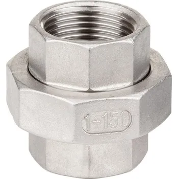 Fitinka Šroubení nerezové přímé závitové NEREZ, s plochým těsněním - vnitřní závity - INOX holendr - 2" TYP311