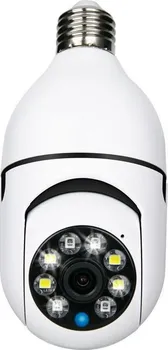IP kamera Otočná Wi-Fi kamera v žárovce s paticí E27 bílá
