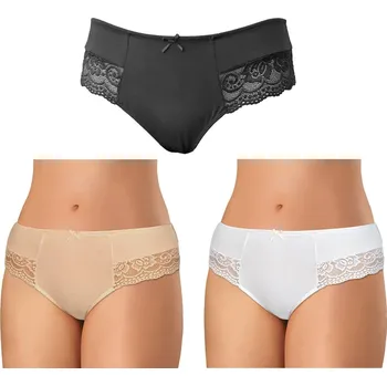 Dámské spodní prádlo Andrie PS 2711B S 3ks dámské kalhotky