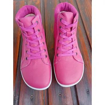 Dámské kozačky Protetika kožené barefoot celoročky MARGIT FUXIA velikost: 41