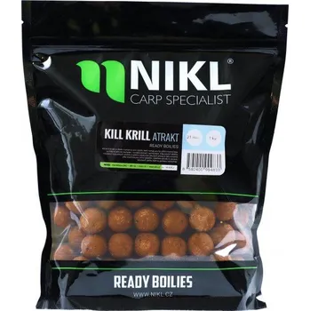 Boilies Nikl Boilie Kill Krill Attractive 3kg + BOOSTER ZDARMA Průměr 30mm