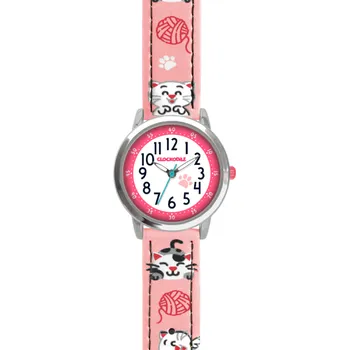Hodinky Dívčí hodinky CLOCKODILE KOČKY CWG5141