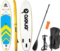 ENERO Paddleboard SUP 320 x 76 x 15 cm žlutý