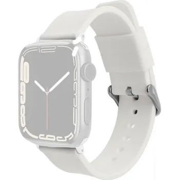 Řemínek na hodinky Silikonový řemínek Ricardo (pro Apple Watch 38/40/41mm), bílý V1