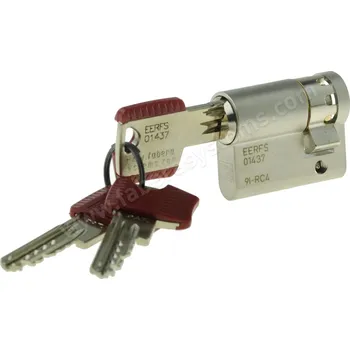 Vložka do dveří Bezpečnostní cylindrická půlvložka WINKHAUS RPE 02 N (60+10), 3 klíče